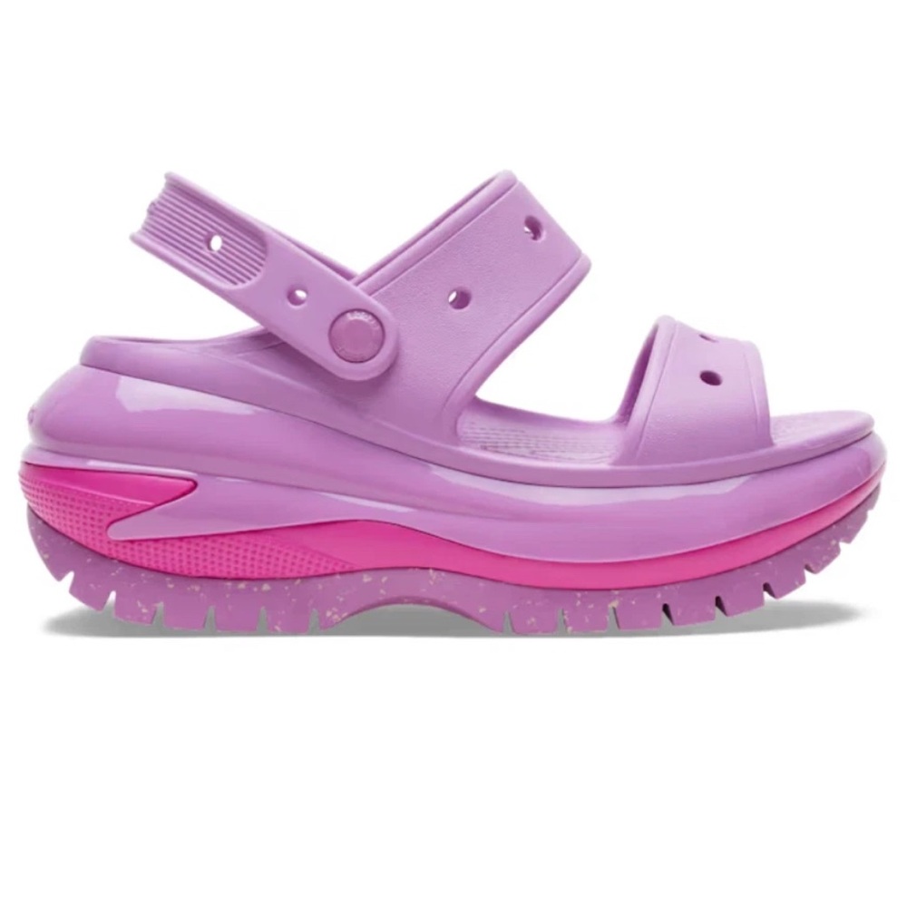 NWT Crocs Classic Mega Crush Sandal Juice 207989-6WQ
